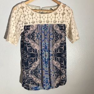 3 for 25! Anthropologie Akemi Kin Top Size Small